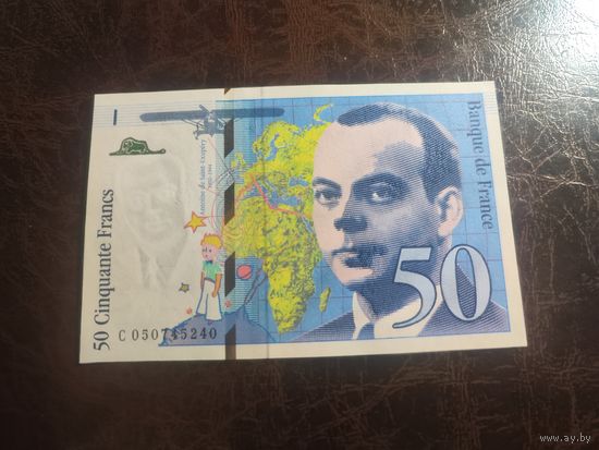 Франция 50 франков образца 1999 года UNC p157ad