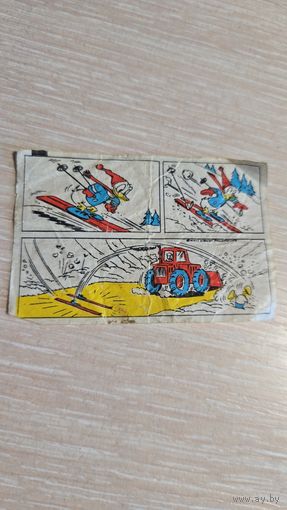 Вкладыша от жвачки Donald Duck