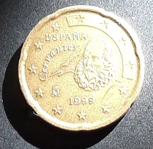 20 евроцентов 1999 Испания