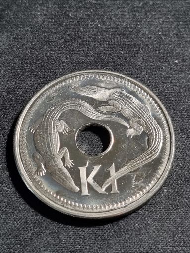 Папуа-Новая Гвинея 1 кина 2004 Unc