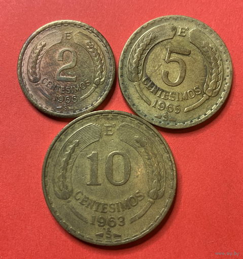 Чили 3 монеты