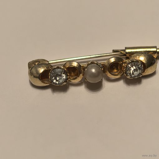 Брошь малютка, шомпольный замок.