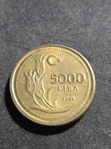Турция 5000 лир 1995