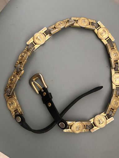 Винтажный ремень ВЕРСАЧЕ старая Италия Медуза