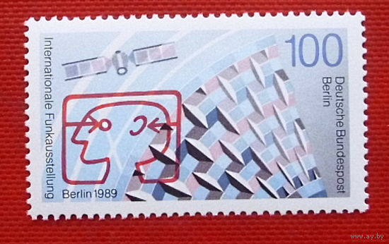 Германия. Западный Берлин. Радиовыставка. ( 1 марка ) 1989 года.