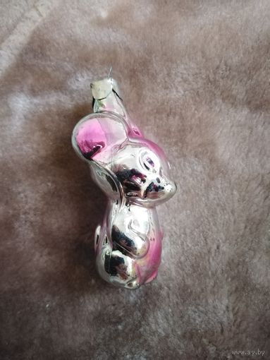 Елочная игрушка СССР. Мышка. Набор репка. Аукцион с рубля.