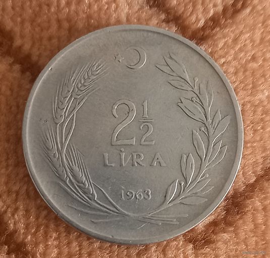 Турция, 2,5 лиры 1963 г