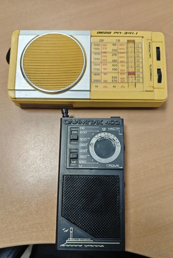 Радиоприемники СССР. Вега 341 + Олимпик 402