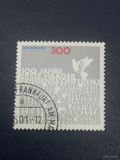 Германия 1999г. Белый голубь.