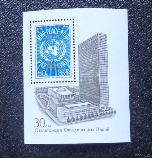 1975, Июнь. 30-летие Организации объединенных наций