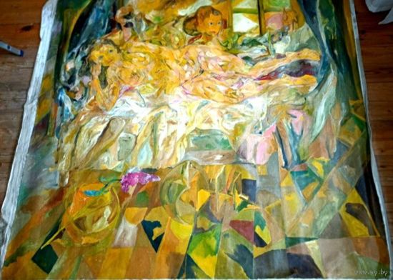 Огромная картина. А. Ржеусский (Ржеутский)