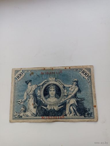 Германия 100 марок 1908 год