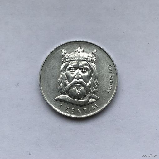1 сантим 2002 Карл Великий