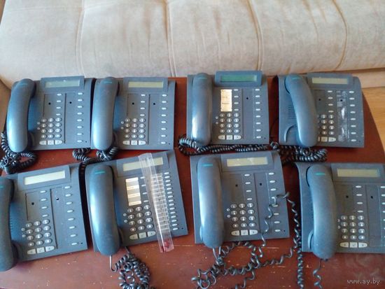 Siemens Optipoint 500 S30817 S7103 A107 15 Display Business Phone W Key Module 8 шт., ЦЕНА ЗА ШТ.
