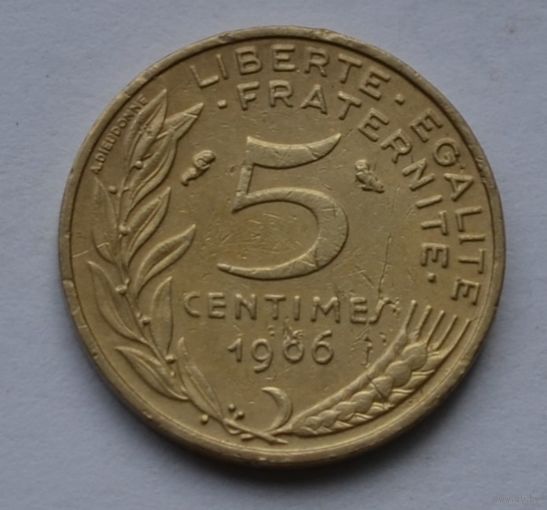 Франция, 5 сантимов 1966 г.