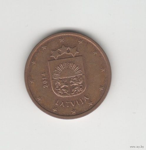 5 евроцентов Латвия 2014 Лот 7661