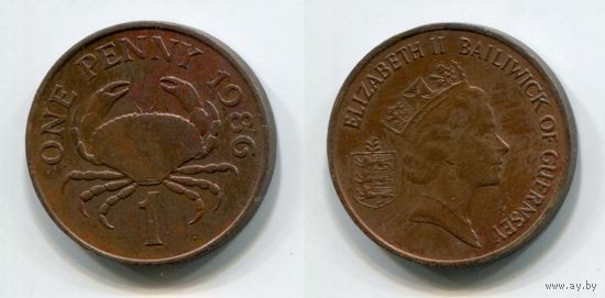 Гернси. 1 пенни (1986)