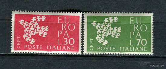 Италия - 1961 - Европа (C.E.P.T.) - [Mi. 1113-1114] - полная серия - 2 марки. MNH.  (Лот 34GQ)-T41P6