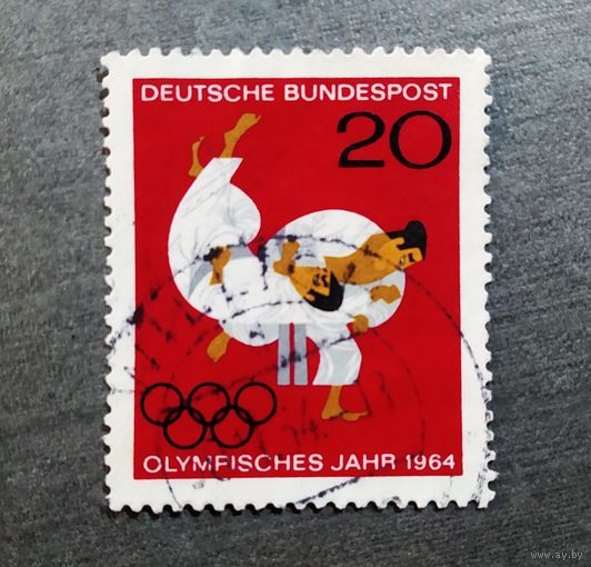 Марка Германия 1964 год Олимпийские игры