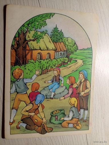 Открытка"Мальчик-с-пальчик"