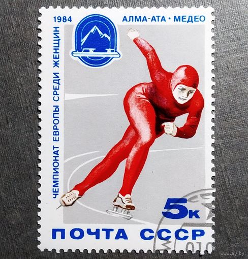 Марка СССР 1984 год Чемпионат Европы