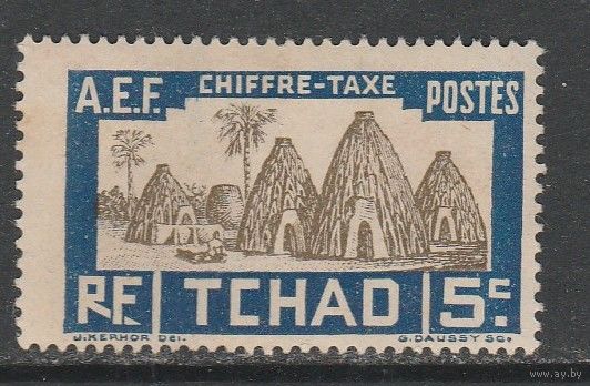 Чад 5с 1924г