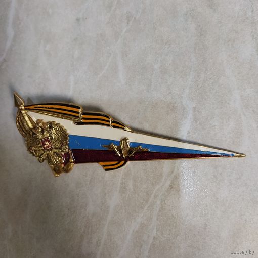 Уголок ( кокарда) на берет десантника. ВДВ России.