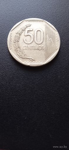 Перу 50 сентимо 2015 г.