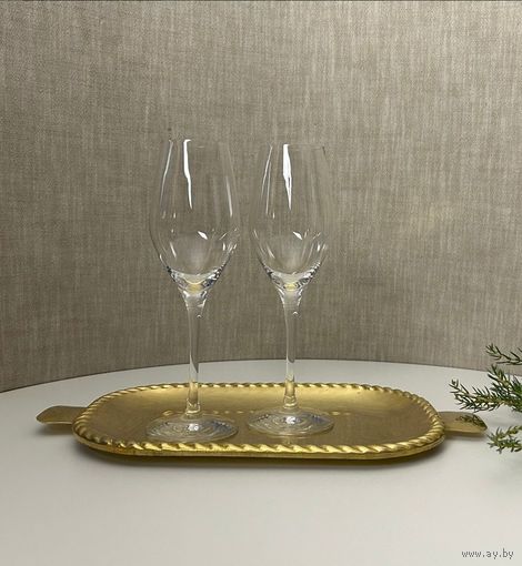 Поднос латуный