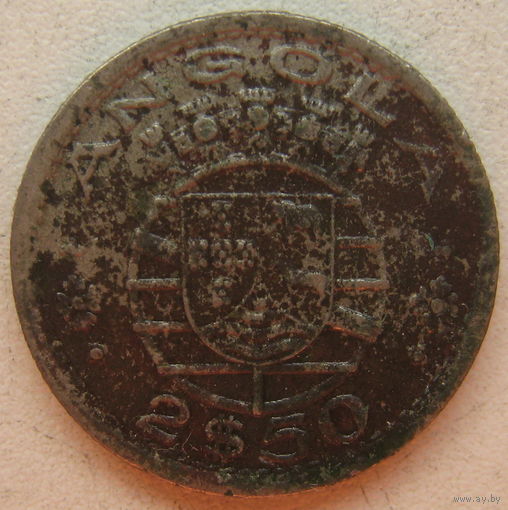 Ангола Португальская 2,5 эскудо 1953 г.