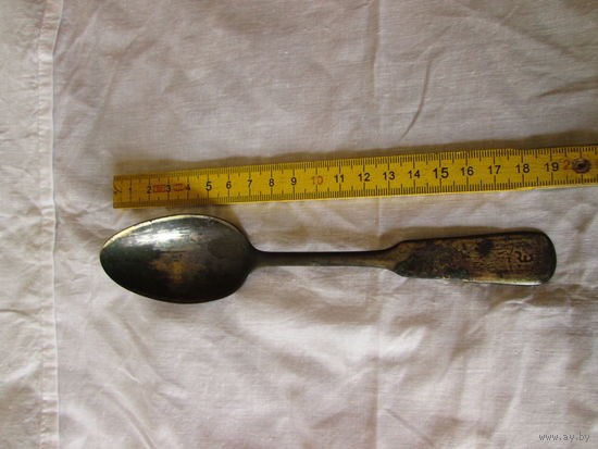 Ложка старинная,Бронзовая, клеймо,