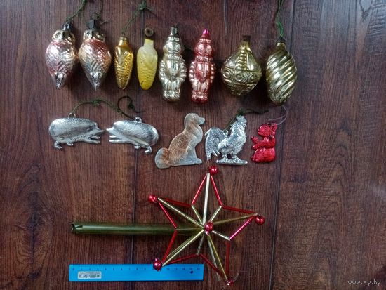 ЕЛОЧНЫЕ НОВОГОДНИЕ ИГРУШКИ СССР