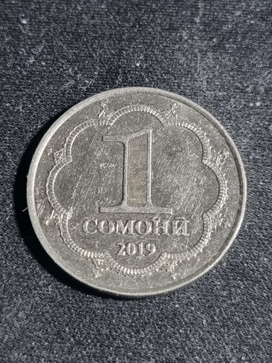 Таджикистан 1 сомони 2019