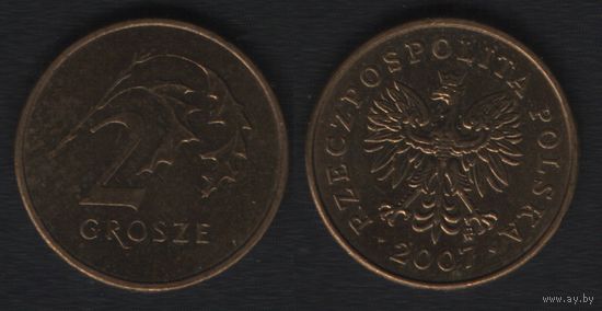 Польша y277 2 грош 2007 год (mw) (_alb2