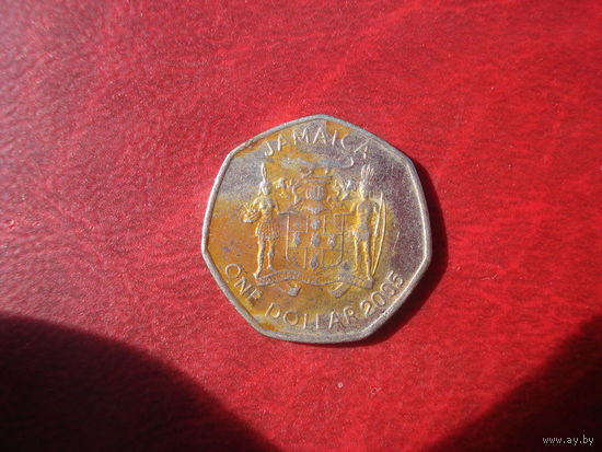 1 доллар 2005 год Ямайка