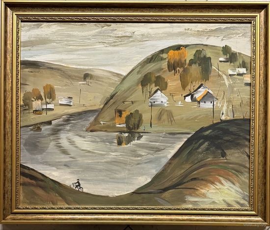 Селещук Н.М "Беларусь-мая Радзіма", смешанная техника. Размер с рамой 79х66 см.