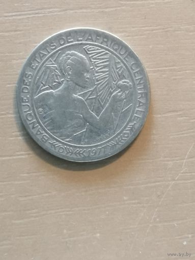 Центральная Африка (BEAC), 500 франков, 1977 год, "D", Камерун, KM# 12