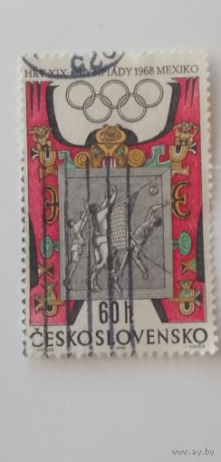 Чехословакия 1968. Олимпийские игры - Мехико, Мексика