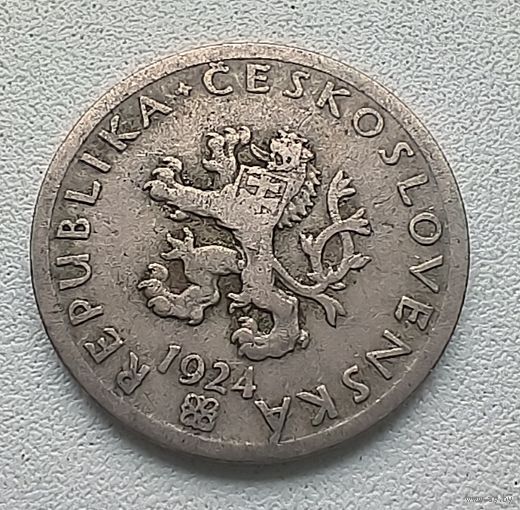 Чехословакия 20 геллеров, 1924   7-6-61