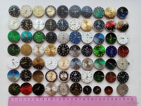 МЕХАНИЗМЫ ЧАСОВ 70-ШТ