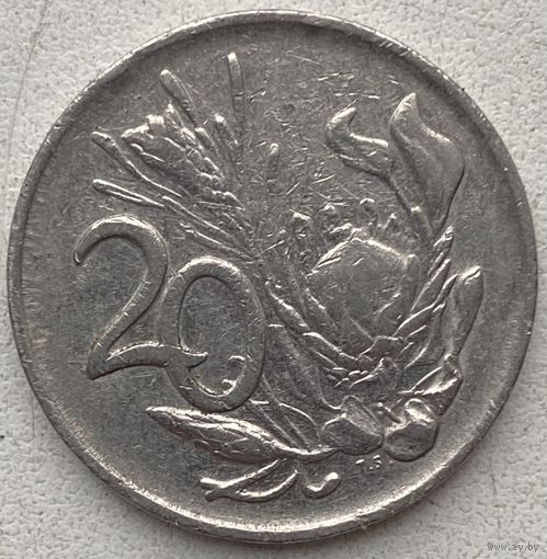 ЮАР 20 центов 1985 г.