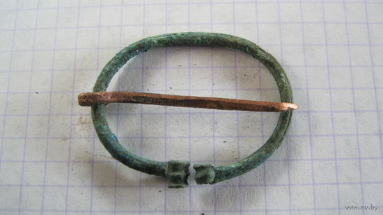 Фибула. Бронза, литье.