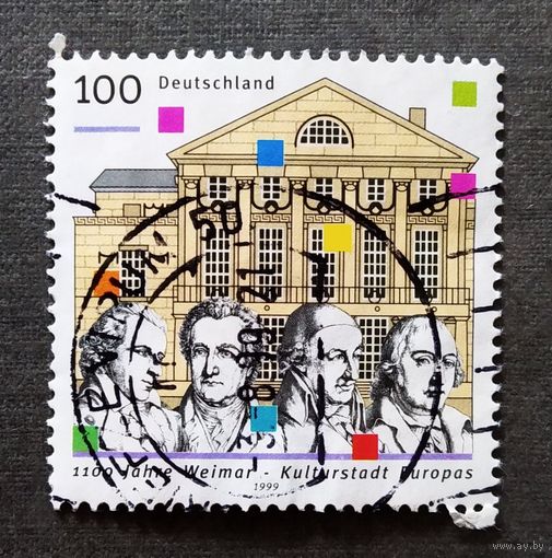 Марка Германия 1999 год 1100-летие Вимара