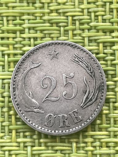 Дания 25 оре 1905 г