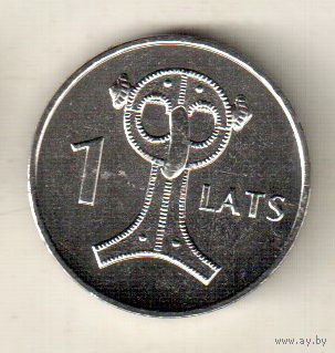 Латвия 1 лат 2007 Сова