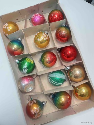 Елочные игрушки, шары СССР, ГДР