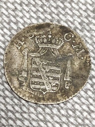 Редкий  1 крейцер  1812  ( Серебро )