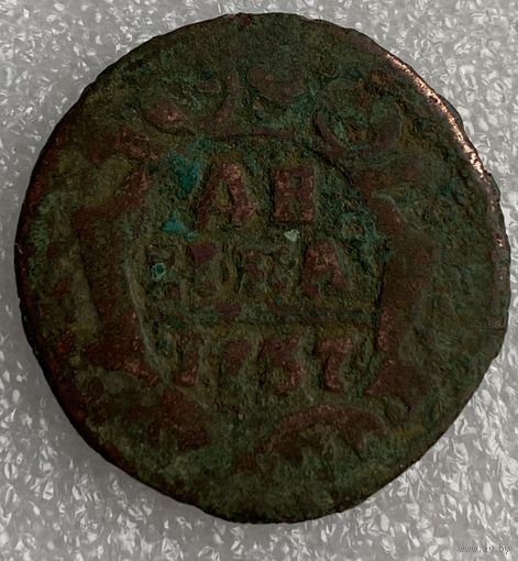Деньга 1737г.