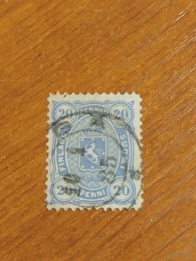 1881 Россия Великое княжество Финляндское Лин 12 1/2 герб (5-8)