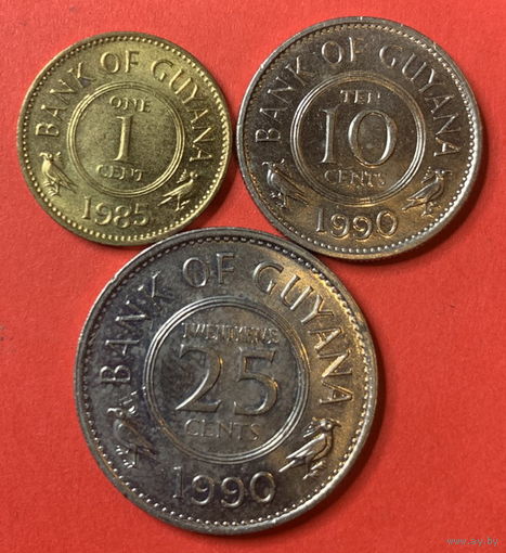 Гайяна 3 монеты